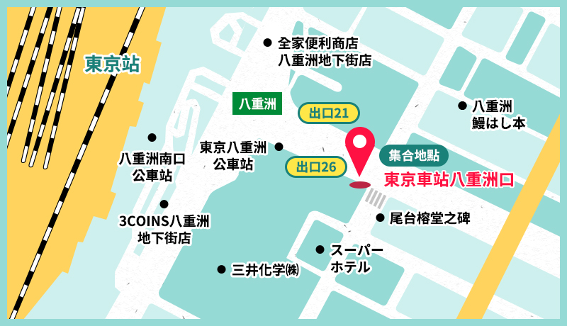 東京VIP Lounge地圖